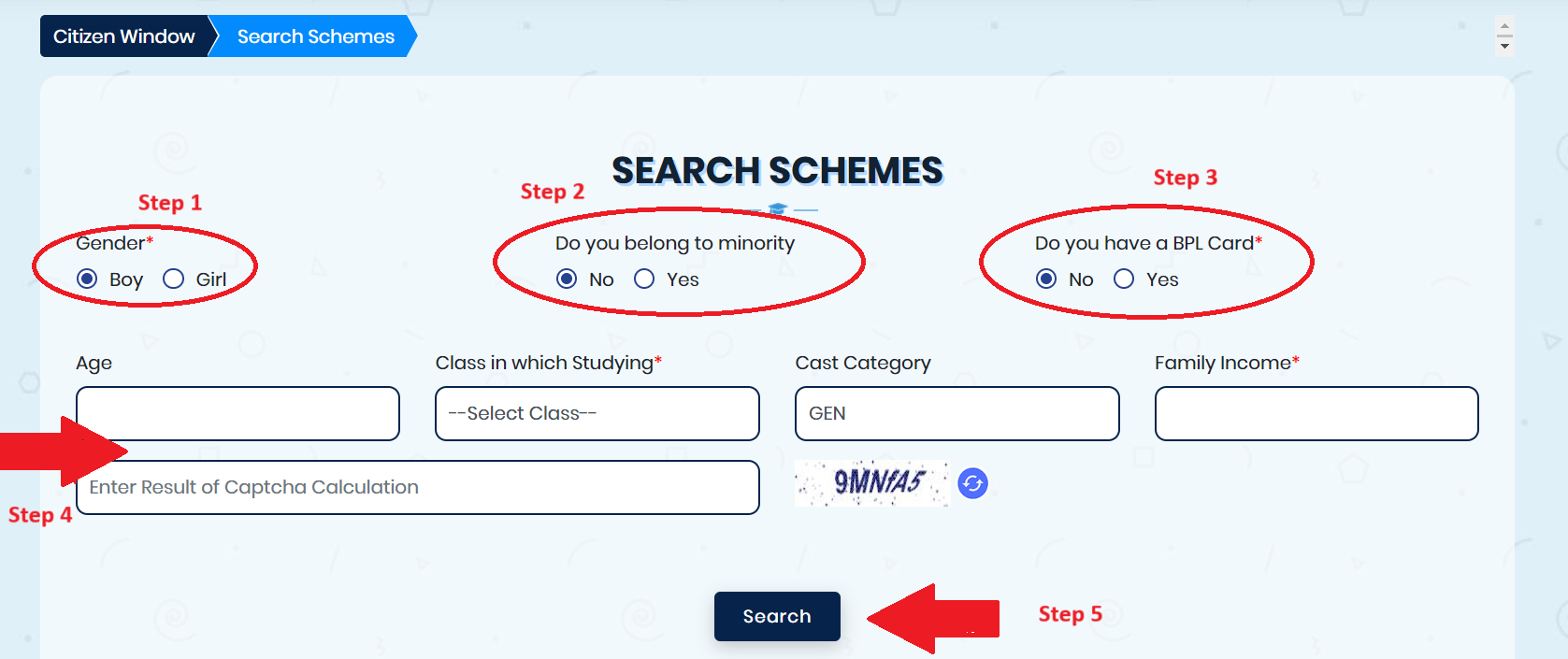 Search Scheme